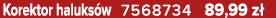 Korektor haluks w 7568734 89,99 z 