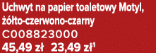 Uchwyt na papier toaletowy Motyl,   to czerwono czarny C008823000 45,49 z  23,49 z 1