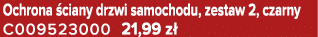 Ochrona ciany drzwi samochodu, zestaw 2, czarny C009523000 21,99 z 