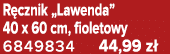 R cznik „Lawenda” 40 x 60 cm, fioletowy 6849834 44,99 z 
