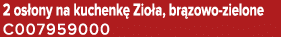 2 os ony na kuchenk Zio a, br zowo zielone C007959000