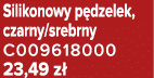 Silikonowy p dzelek, czarny/srebrny C009618000 23,49 z 