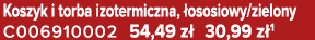 Koszyk i torba izotermiczna, ososiowy/zielony C006910002 54,49 z  30,99 z 1