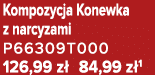 Kompozycja Konewka z narcyzami P66309T000 126,99 z 84,99 z 1