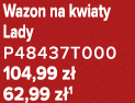 Wazon na kwiaty Lady P48437T000 104,99 z 62,99 z 1