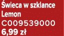 wieca w szklance Lemon C009539000 6,99 z 