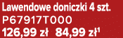 Lawendowe doniczki 4 szt. P67917T000 126,99 z 84,99 z 1