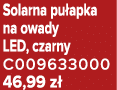 Solarna pu apka na owady LED, czarny C009633000 46,99 z 