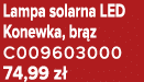 Lampa solarna LED Konewka, br z C009603000 74,99 z 