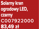 Solarny kran ogrodowy LED, czarny C007922000 83,49 z 