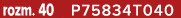 rozm. 40 P75834T040