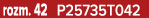 rozm. 42 P25735T042