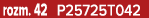 rozm. 42 P25725T042
