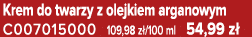 Krem do twarzy z olejkiem arganowym C007015000 109,98 z /100 ml 54,99 z 