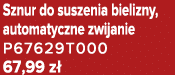 Sznur do suszenia bielizny, automatyczne zwijanie P67629T000 67,99 z 