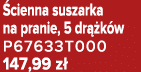  cienna suszarka na pranie, 5 dr k w P67633T000 147,99 z 