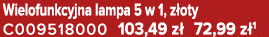 Wielofunkcyjna lampa 5 w 1, z oty C009518000 103,49 z 72,99 z 1