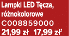 Lampki LED T cza, r nokolorowe C008859000 21,99 z  17,99 z 1