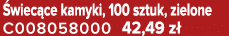  wiec ce kamyki, 100 sztuk, zielone C008058000 42,49 z 