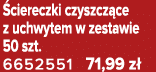  ciereczki czyszcz ce z uchwytem w zestawie 50 szt. 6652551 71,99 z 