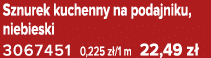 Sznurek kuchenny na podajniku, niebieski 3067451 0,225 z /1 m 22,49 z 