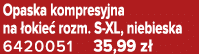 Opaska kompresyjna na okie  rozm. S XL, niebieska 6420051 35,99 z 