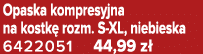 Opaska kompresyjna na kostk rozm. S XL, niebieska 6422051 44,99 z 