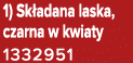 1) Sk adana laska, czarna w kwiaty 1332951