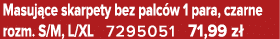 Masuj ce skarpety bez palc w 1 para, czarne rozm. S/M, L/XL 7295051 71,99 z 