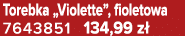 Torebka „Violette”, fioletowa 7643851 134,99 z 