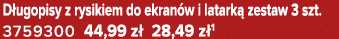D ugopisy z rysikiem do ekran w i latark zestaw 3 szt. 3759300 44,99 z  28,49 z 1
