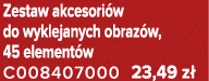 Zestaw akcesori w do wyklejanych obraz w, 45 element w C008407000 23,49 z 