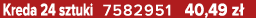 Kreda 24 sztuki 7582951 40,49 z 