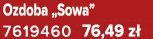 Ozdoba „Sowa” 7619460 76,49 z 
