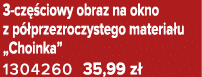 3 cz ciowy obraz na okno z p  przezroczystego materia u „Choinka” 1304260 35,99 z 