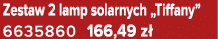 Zestaw 2 lamp solarnych „Tiffany” 6635860 166,49 z 