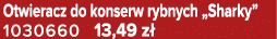 Otwieracz do konserw rybnych „Sharky” 1030660 13,49 z 