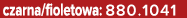 czarna/fioletowa: 880.1041