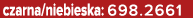 czarna/niebieska: 698.2661