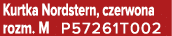 Kurtka Nordstern, czerwona rozm. M P57261T002
