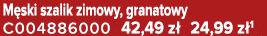 M ski szalik zimowy, granatowy C004886000 42,49 z 24,99 z 1