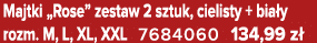 Majtki „Rose” zestaw 2 sztuk, cielisty + bia y rozm. M, L, XL, XXL 7684060 134,99 z 