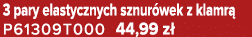 3 pary elastycznych sznur wek z klamr P61309T000 44,99 z 