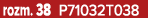 rozm. 38 P71032T038