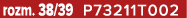 rozm. 38/39 P73211T002