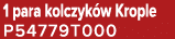 1 para kolczyk w Krople P54779T000
