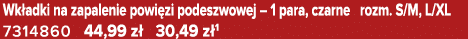 Wk adki na zapalenie powi zi podeszwowej – 1 para, czarne rozm. S/M, L/XL 7314860 44,99 z 30,49 z 1
