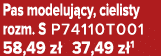 Pas modeluj cy, cielisty rozm. S P74110T001 58,49 z 37,49 z 1