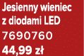 Jesienny wieniec z diodami LED 7690760 44,99 z 