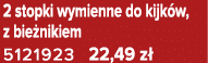 2 stopki wymienne do kijk w, z bie nikiem 5121923 22,49 z 